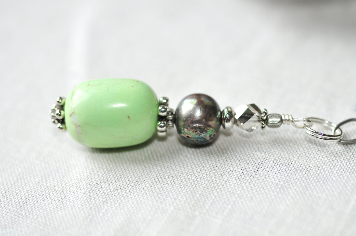 Gemstone Charm with Tea Ball | Stainless Steel Tea Infuser