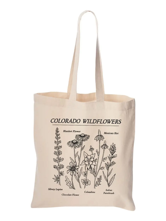 Colorado Wildflowers Tote Bag