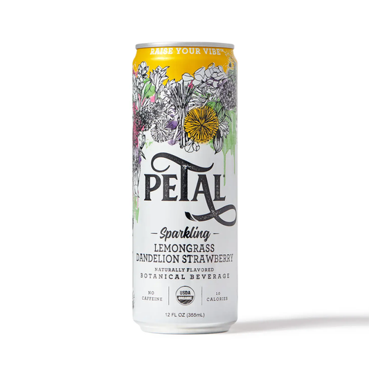 Lemongrass Dandelion Strawberry | Petal Sparkling Beverage