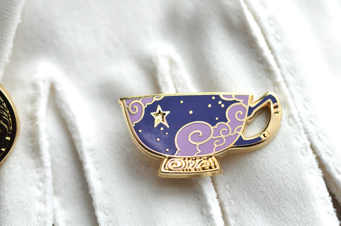 Pin -Blue | Purple Starry Night Teapot and Teacup