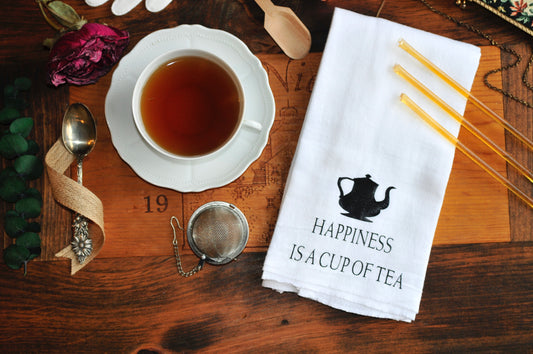 Happiness is a cup of Tea - Tea Towel