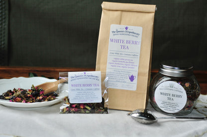 White Berry tea | White Peony & Butterfly Pea Flower