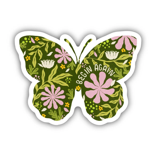 Begin Again Butterfly | Sticker