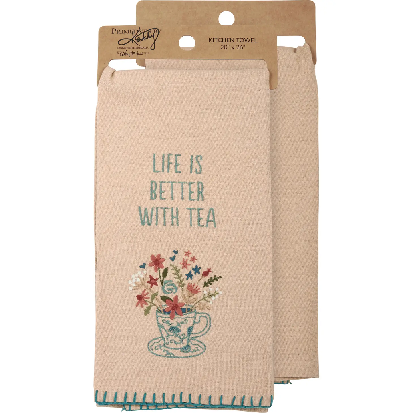 Life is Better with Tea | Tea Towel