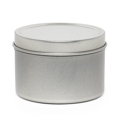 Tea Tin |  4 oz round - metal
