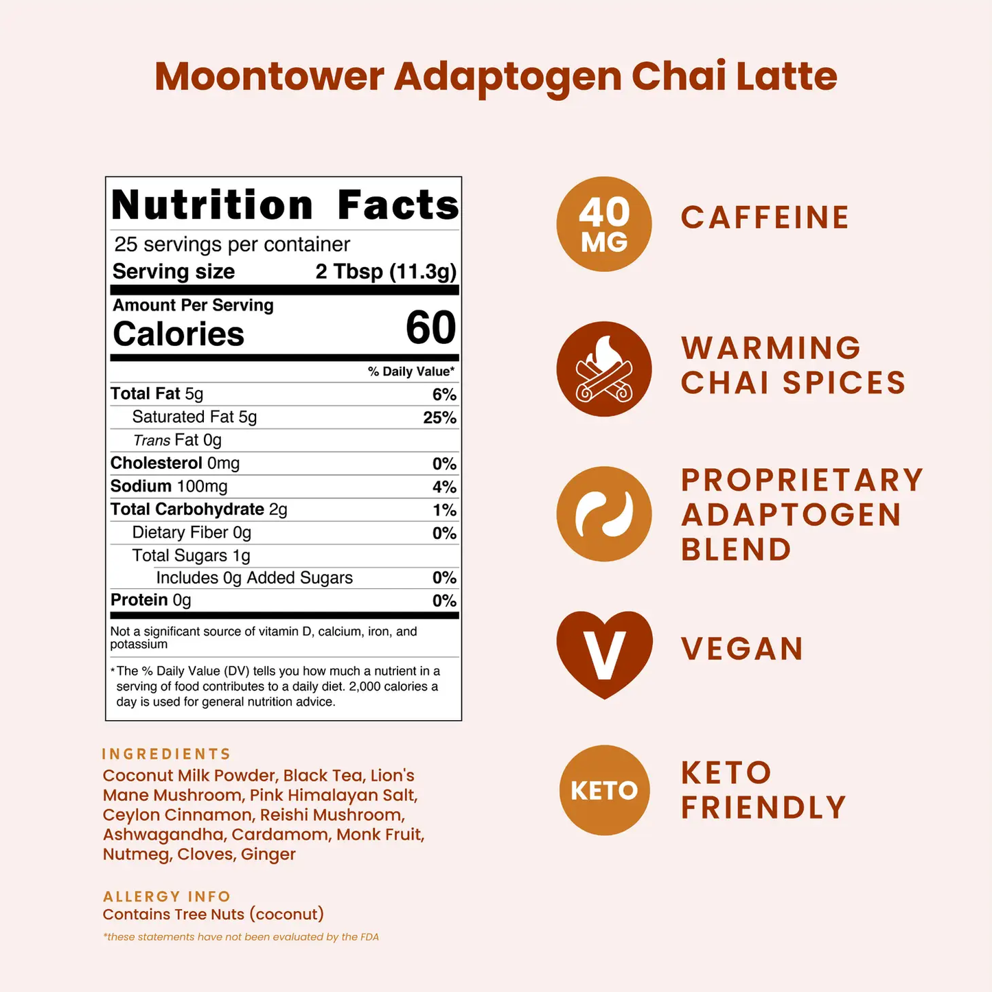 Adaptogen Chai Tea Latte |  powder