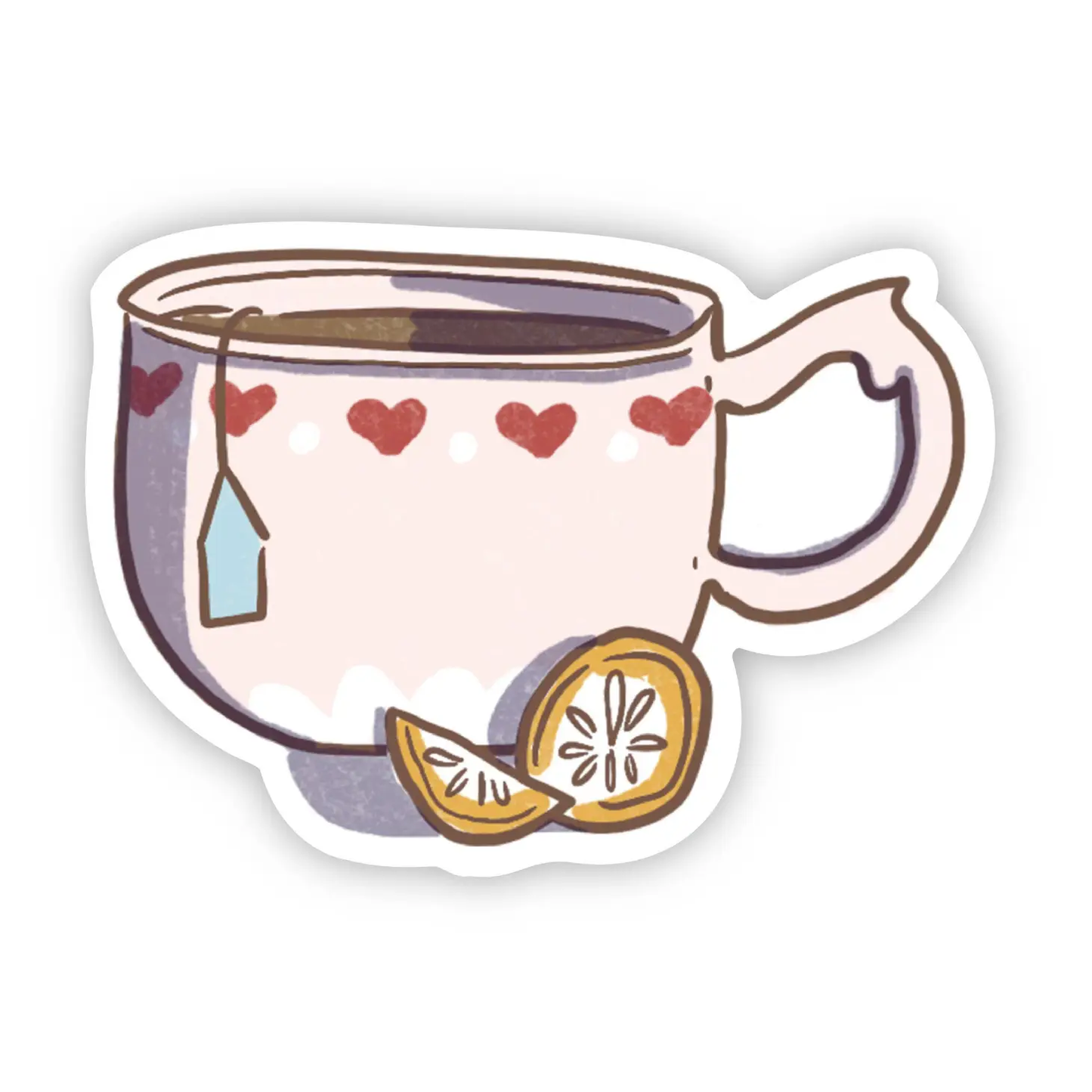 Teacup with Lemon | Sticker