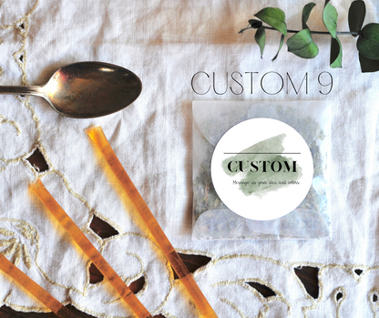 PERSONALIZED Glassine Tea Favor | Baby Shower, Thank You, ParTEA Gifts | Artisan Handcrafted Loose Leaf Teas | 25 ct