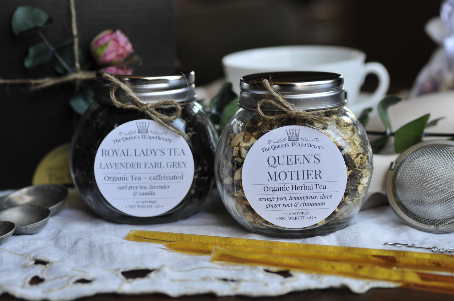 Tea Jars Gift Set | 2 ct