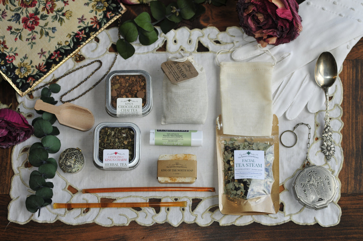 King's Collection | Tea & Steam Sampler Gift Set | Variety Box