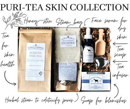 PuriTEA Skin Collection | Tea & Bath Gift Set