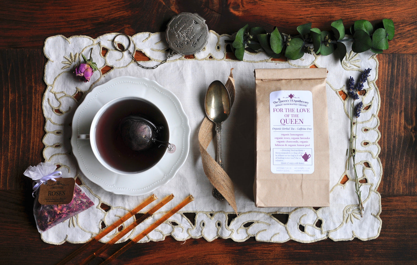 For the Love of the Queen blend | Rose & Hibiscus