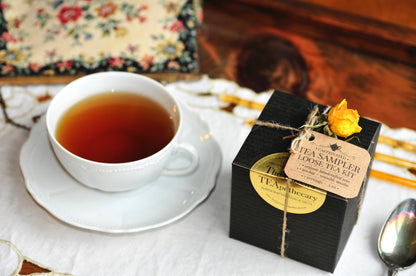 Loose Tea Sampler | Caffeine Variety Tea Box | 7 Organic Tea Samples