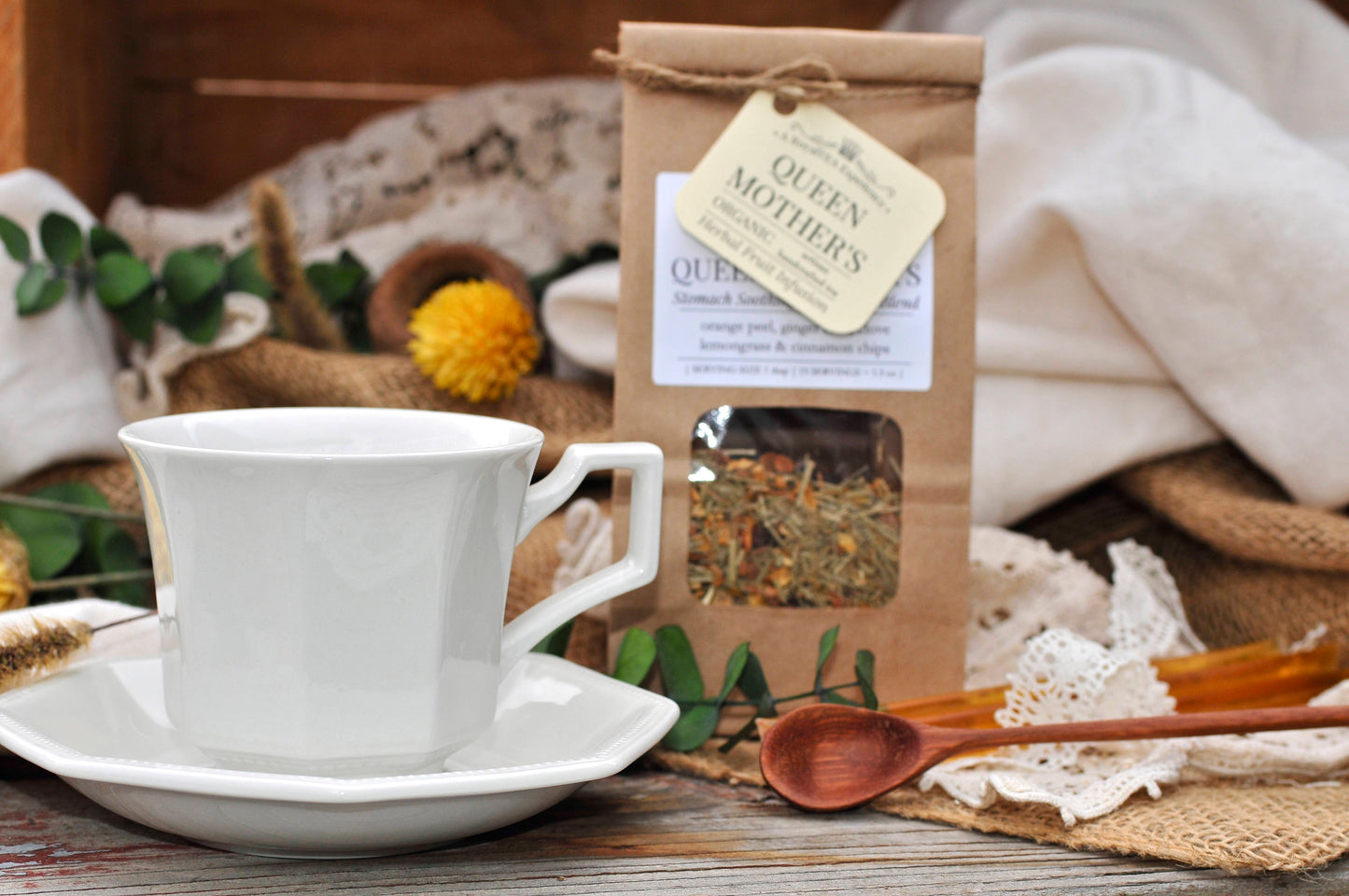 Queen Mother's herbal infusion | Citrus & Cinnamon