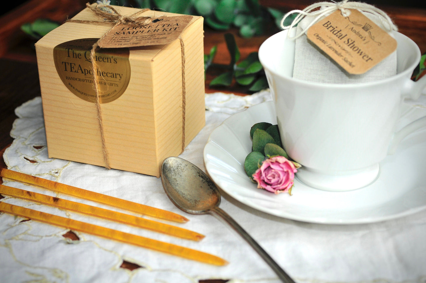 Loose Tea Sampler | Herbal Variety Tea Box | 7 Organic Tea Samples