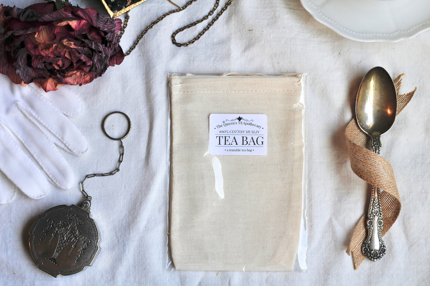 Tea Bag | Large Teapot Bag | Reusable | 1 ct