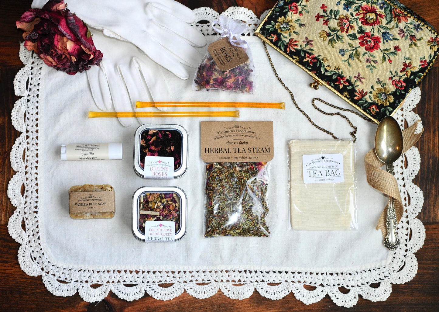 Rose Collection | Tea Tins & Steam Sampler Gift Set